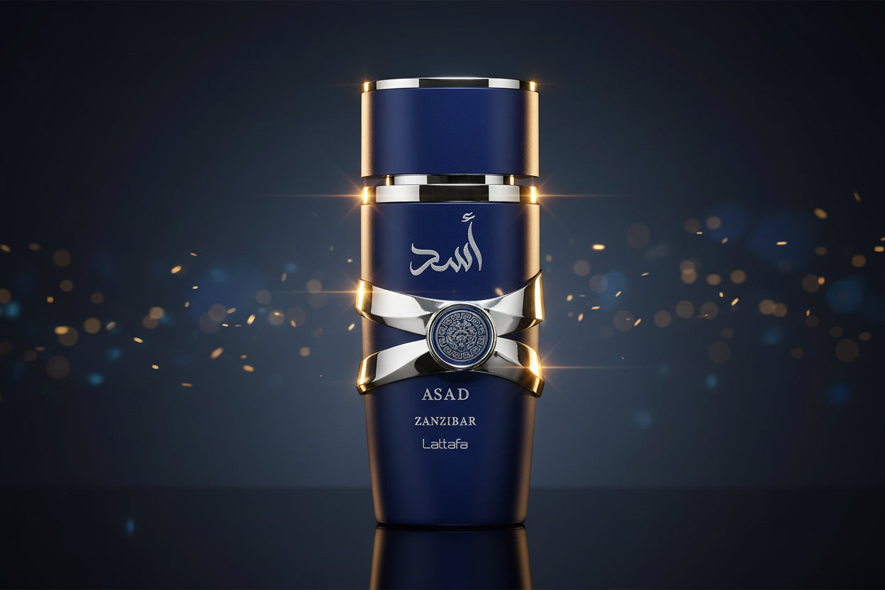 Perfume lattafa asad zanzibar - Esencia exótica que te trasmitirá poder y glamur