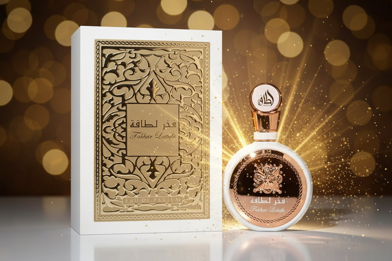 Perfume lattafa Fakhar - Perfume diseñado para atraer miradas halla donde vayas...